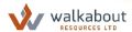 Walkabout Resources Ltd Stock Market Press Releases and Company Profile