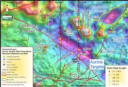 Aurora Targets, West Pogo Block, 64North Project