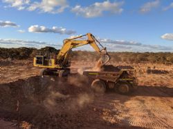 Mining underway at the Regal East open pit