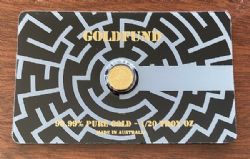 Front of Gold Card