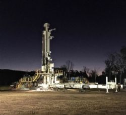 Silver City Drilling Rig 25 drilling Primero West-1