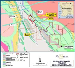 Figure 1: Mulgabbie North Planned drilling area