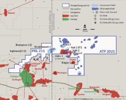 Figure 2: Cooper Basin permits PRL 211 and ATP 2021