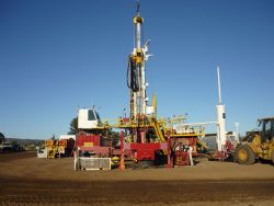 Silver City Drilling Rig 23 at Rougemont-2 well