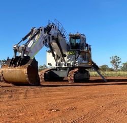 Figure 4. Excavator assembled onsite at Anthill