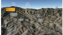 Figure 2 – 3D view looking west showing the Oracle Ridge Project areas