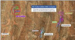 Figure 1- Current area of drilling at Golden Mile