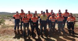 Image 1 - Mine crew at Mt Freda