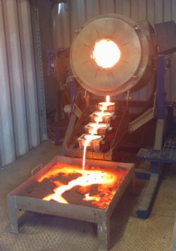 Image 2 – Initial Gold Pour at GAM Plant on 12 February 2023