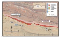 Figure 6. Interpreted Geology Beasley Central prospect