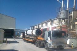 OROCOBRE ASX:ORE Boiler stacks being removed and loaded for relocation