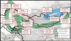 Mongolias position in the Central Asian Copper Belt and significant regional discoveries