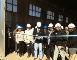 Opening ceremony of the relocated borax chemical plant at Tincalayu mine site