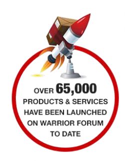 65,000 Products launched on Warrior Forum