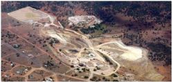 Figure 2: Aerial view of the Mt Boppy Gold Project