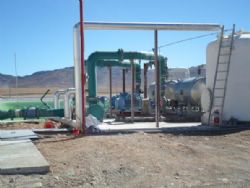 Brine transfer pumping station