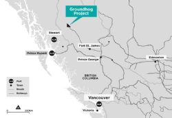Groundhog Anthracite Project – Location Map