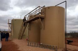 Production facilities for the Mahaffey Bishop PU1 well