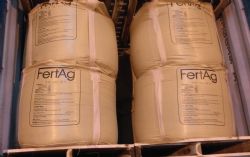 FertAg 0-8-0 loaded ready for shipment to Australia in 20 foot containers