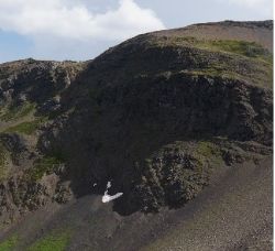 Anthracite seam exposures at Panorama