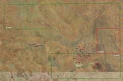Figure 3. Dingo Hole Silica Project showing all sampling to date in relation to Exploration Licences and high resolution satellite imagery over the most prospective portion.