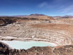 Mining at Borax Argentina, Tincalayu