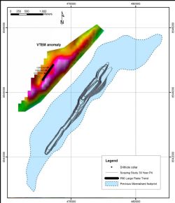 Figure 1. Overview map of the graphite mineralisation footprint
