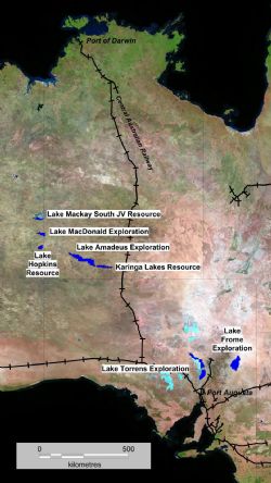 Rum Jungle Resources potash projects and Lake Mackay JV.