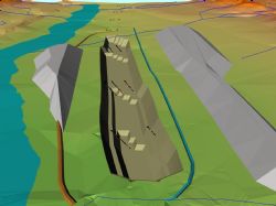 Figure 2: Conceptual Mt Hutton pit design