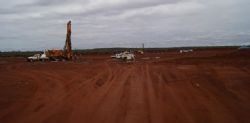 Photo 1: Mining preparations & grade control on the Matilda M10 pit