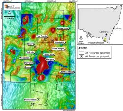 Figure 2. Location map of the Paupong Project,