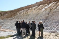 Figure 2. Due diligence consultants visit Altech's Meckering kaolin deposit, Western Australia