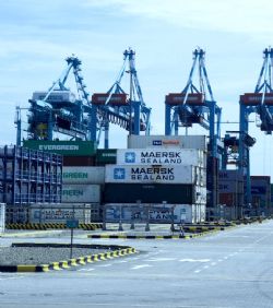Figure 5. Tanjung Pelepas (PTP) container port, Johor, Malaysia