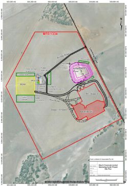 Figure 1. Proposed Meckering Site Layout