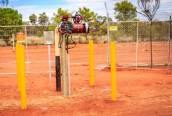 Future connection for Central to deliver gas into the Palm Valley-Alice Springs pipeline is now in place at BECGS compound.