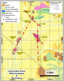 Musketeer-Indomitable Shear Zones, Geology and Prospects