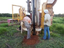 Figure 3. Auger Drilling on Montepuez Ruby Project, February 2017
