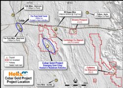 The Cobar Gold Project has a similar geological setting to the Peak Gold Trend, and is located within a productive mining district with several nearby long-life operations and significant new discoveries; including Helix’s Collerina Copper Project.