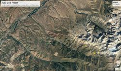 Satellite Image of the Chatkal Valley and Chanach valley showing project locations