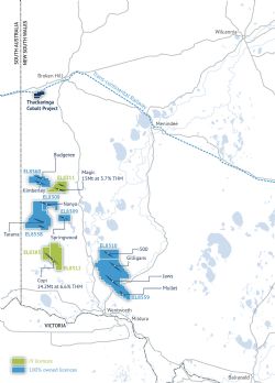 BPL’s extensive HMS tenement portfolio within the world-class Murray Basin, western New South Wales.