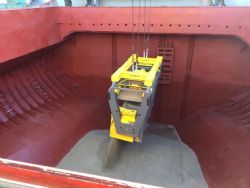 Lithium Concentrate Loading On The MV Belle Ocean