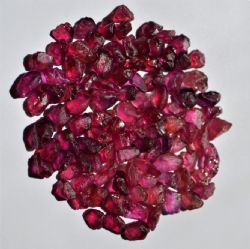High Quality Rubies from initial processing of 5,692m3 gravels from LM01 discovery incl. Special/Premium stones