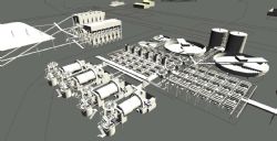 Process plant layout