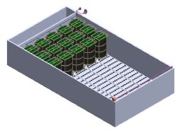Design of SUBRE units installed in an existing aeration basin