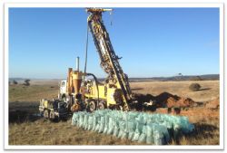 RC drilling at the Kidman Prospect, Paupong, during the 2016 campaign.