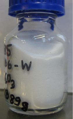 The first lithium carbonate sample from the Maricunga brine