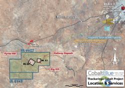 Thackaringa Cobalt Project district map. Source: Cobalt Blue Holding.