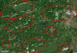 Satellite image of Target area 64