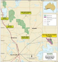 Kalgoorlie District – Project Location Plan