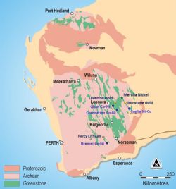 Western Australia project map